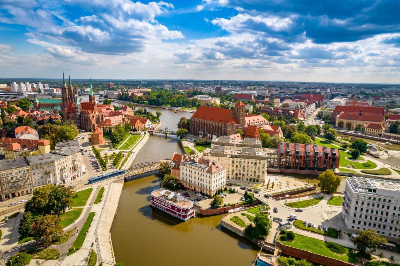Great Polonia River Boat Apartments Wrocław Eksteriør bilde