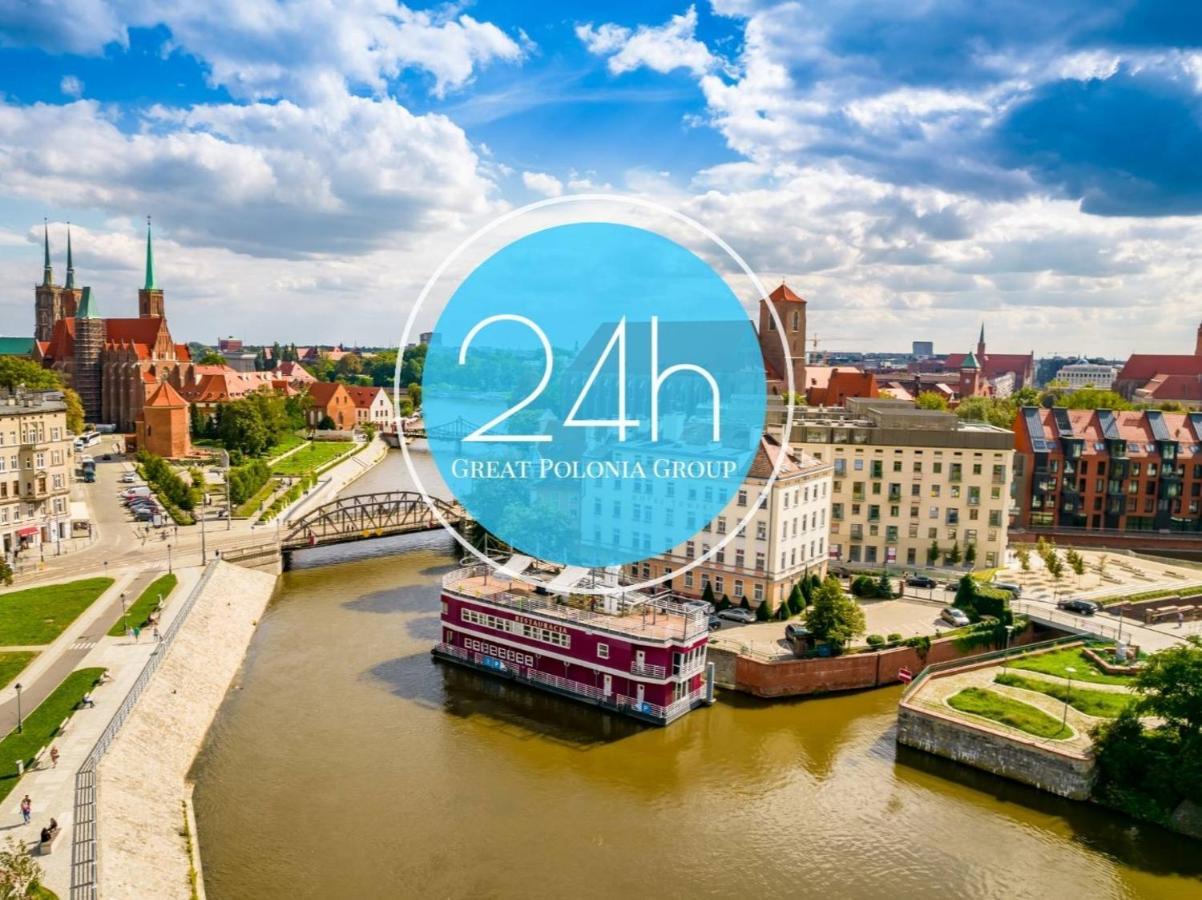 Great Polonia River Boat Apartments Wrocław Eksteriør bilde