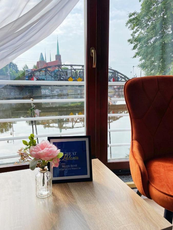 Great Polonia River Boat Apartments Wrocław Eksteriør bilde