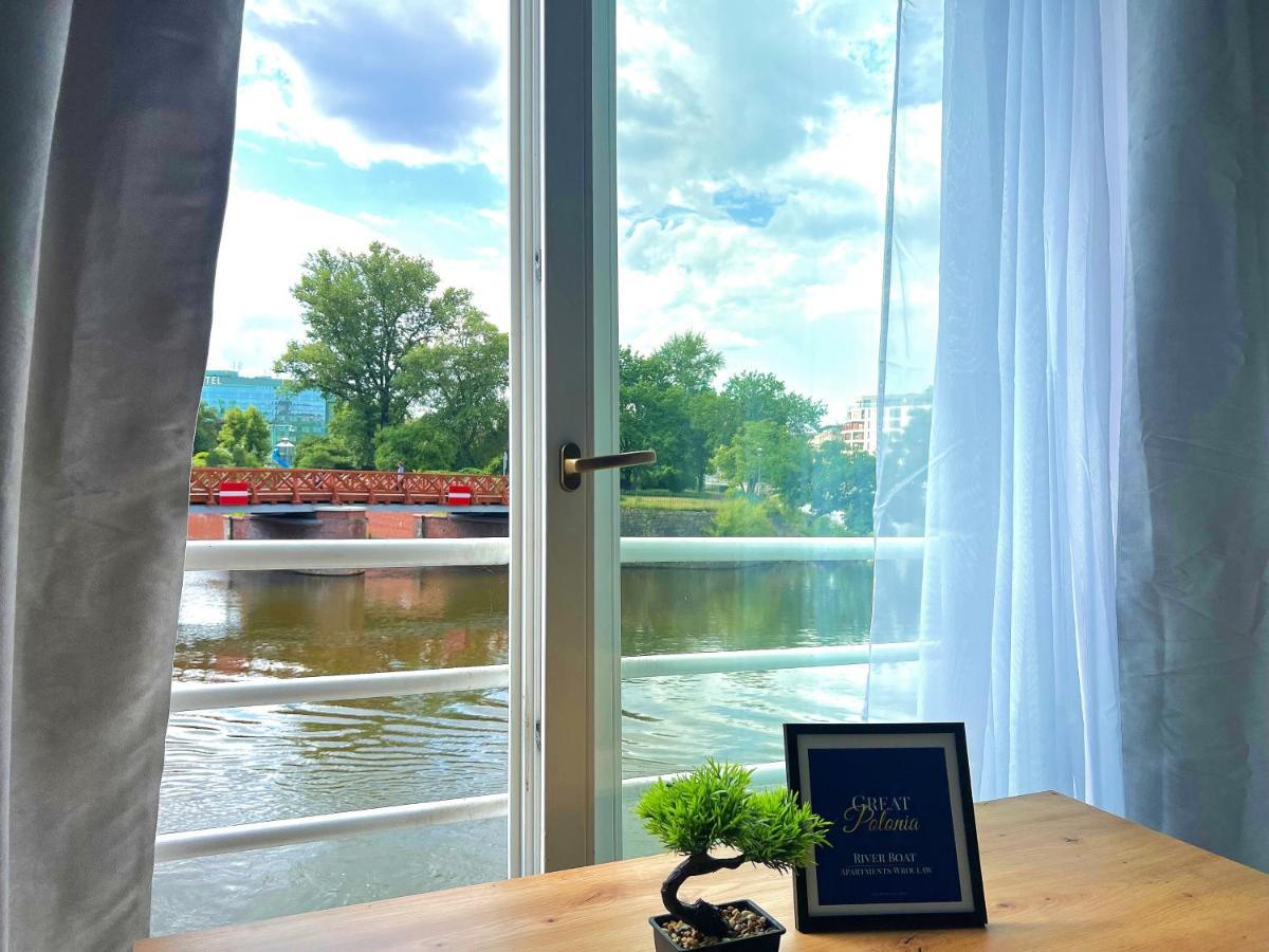 Great Polonia River Boat Apartments Wrocław Eksteriør bilde