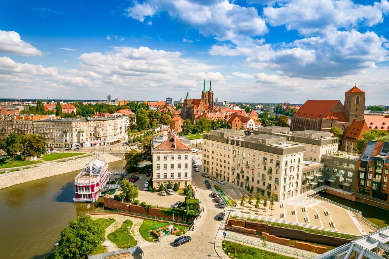 Great Polonia River Boat Apartments Wrocław Eksteriør bilde