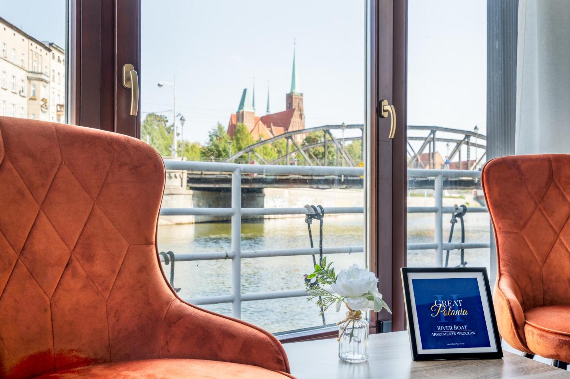 Great Polonia River Boat Apartments Wrocław Eksteriør bilde